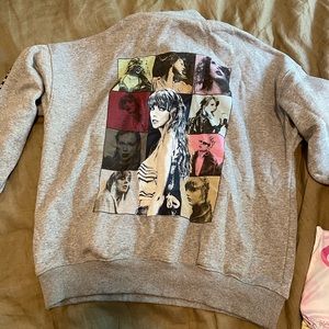 Taylor Swift The Eras Tour Grey Quarter Zip- SIZE XS